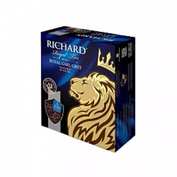Чай Richard Royal Earl Grey черный в пакетиках, 100 шт