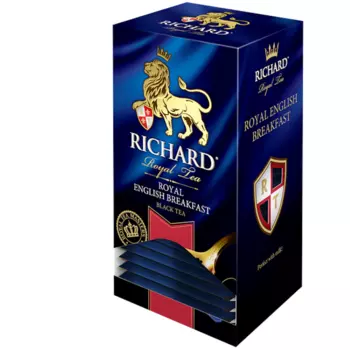 Чай Richard Royal English Вreakfast черный байховый, 25 сашет
