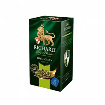 Чай Richard Royal Green Jasmine зеленый в пакетиках, 25 шт.