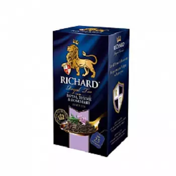 Чай Richard Royal Королевский чабрец и розмарин в пакетиках, 25 шт.