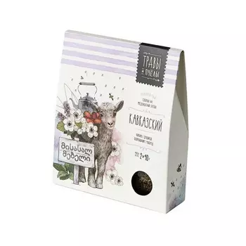 Чай травяной Кавказский, Травы и пчелы, 80 г