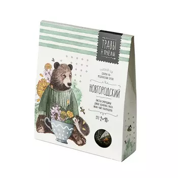 Чай травяной Новгородский, Травы и пчелы, 80 г