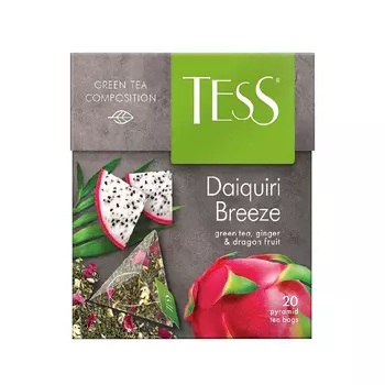 Чай зеленый Tess Daiquiri Breeze, в пирамидках, 20 шт.