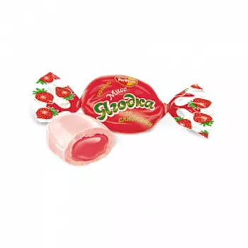 Карамель Мисс Ягодка со сливками, Рот Фронт