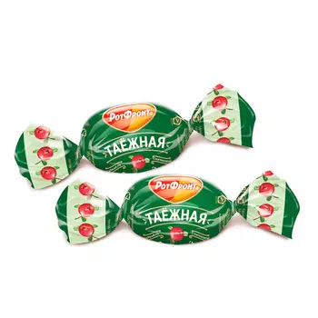 Карамель «Таёжная» со вкусом клюквы, Рот Фронт