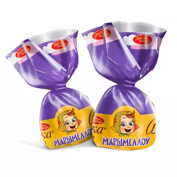 Конфеты Алёнка Маршмеллоу со вкусом варёной сгущенки, Красный Октябрь