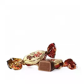 Конфеты Bon Roll со вкусом шоколада, Красный Октябрь