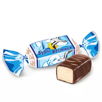 Конфеты Бури Вестник, Шоколадная фабрика Южуралкондитер, 300 гр.