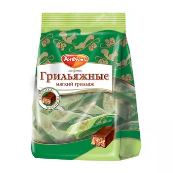 Конфеты Грильяжные, мягкий грильяж, Красный Октябрь, 200 гр.