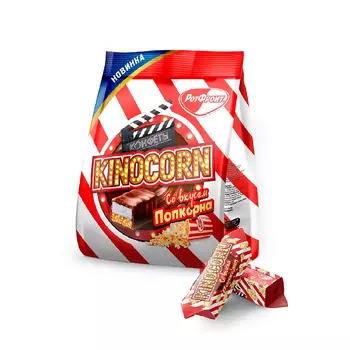 Конфеты Kinocorn со вкусом попкорна, Красный Октябрь, 200 гр.