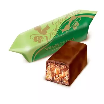 Конфеты Мягкий грильяж, Красный Октябрь, 250 гр.