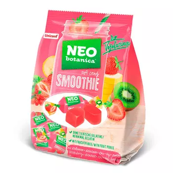 Конфеты Neo-botanica с клубникой, бананом, киви, ягодами годжи, 200 гр.