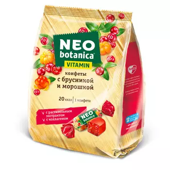Конфеты Neo-Botanica Vitamin, с брусникой и морошкой, 200 гр