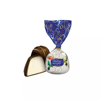 Конфеты Птичье молоко вкус нежные сливки, Рот Фронт