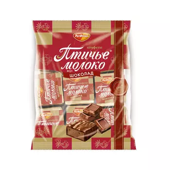Конфеты Птичье молоко, вкус шоколада, Рот Фронт, 225 гр.