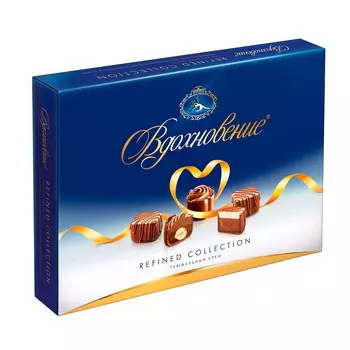 Конфеты в коробке Вдохновение Refined Collection, Трюфельный крем, Красный Октябрь, 170 гр.