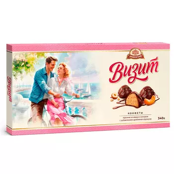 Конфеты в коробке Визит, Бабаевские, 400 гр.