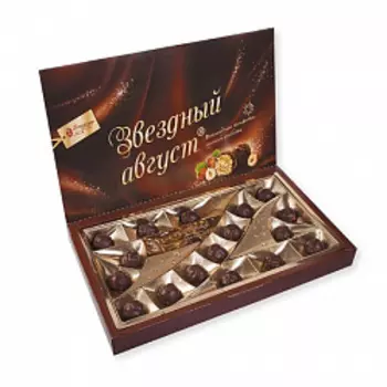 Конфеты в коробке Звёздный август, Пензенская кондитерская фабрика, 250 гр