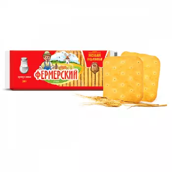 Крекер Фермерский с солью, Ясная Поляна, 200 гр.