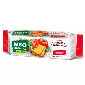 Крекер Neo-Botanica Natura, с томатом и базиликом, 175 гр