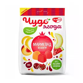 Мармелад Чудо-ягода ассорти вкусов, 200 гр.