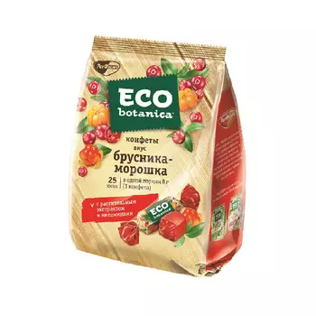 Конфеты Eco-botanica вкус брусника-морошка, 200 гр.