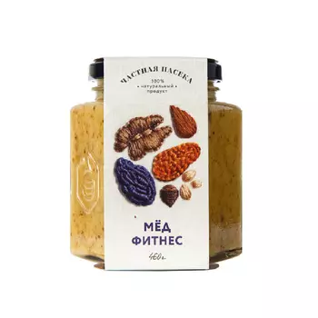 Мед Частная пасека Фитнес, 460 гр.