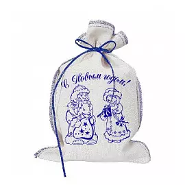 Мешочек малый Дед Мороз, размер 18x25 см