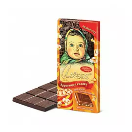 Шоколад Алёнка Хрустящая сказка, Красный Октябрь, 100 гр.
