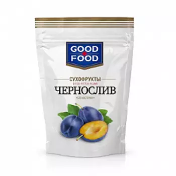 Сухофрукты Good Food чернослив сушеный, 200 гр.