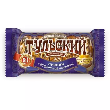 Тульский пряник с фруктовой начинкой, Ясная Поляна, 140 гр.