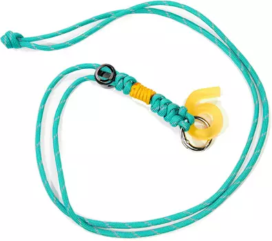 шнурок плетёный бирюзовый