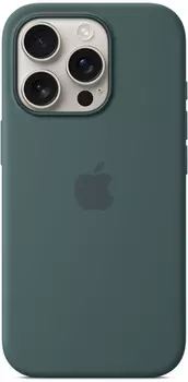 Клип-кейс Apple Silicone Case with MagSafe для Apple iPhone 16 Pro Lake Green