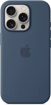 Клип-кейс Apple Silicone Case with MagSafe для Apple iPhone 16 Pro Denim