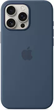 Клип-кейс Apple Silicone Case with MagSafe для Apple iPhone 16 Pro Max Denim