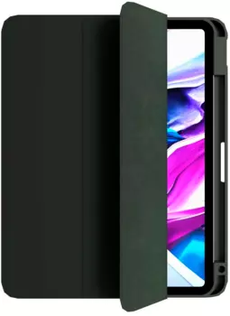 Чехол-книжка VLP Split Folio для планшета Apple iPad Pro M4 13" тёмно-зелёный