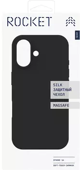 Клип-кейс Rocket Silk для Apple iPhone 16 с MagSafe Black