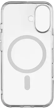 Клип-кейс uBear Real Mag Case для Apple iPhone 16 Transparent