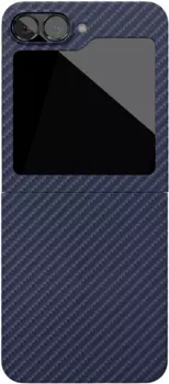 Клип-кейс VLP Kevlar Case с MagSafe для Samsung Z Flip 6 тёмно-синий