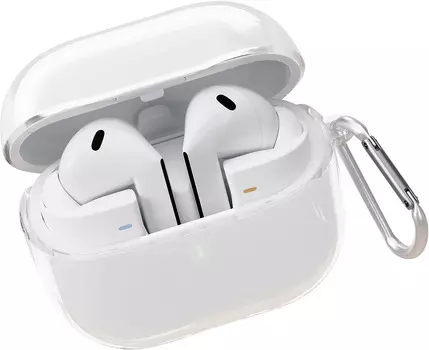 Чехол VLP Charm Case для Samsung Galaxy Buds 3/3 Pro Прозрачный