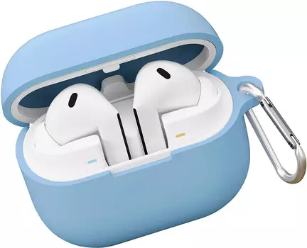 Чехол VLP Charm Case для Samsung Galaxy Buds 3/3 Pro Голубой