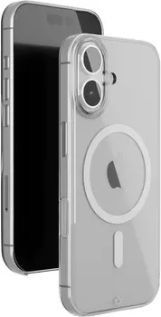Клип-кейс VLP Puro Case для Apple iPhone 16 с MagSafe прозрачный