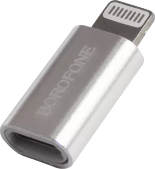 BV5 microUSB to Apple Lightning Silver
