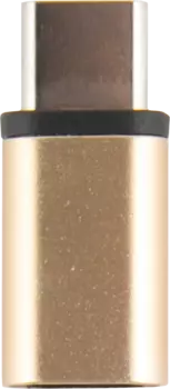 microUSB to USB-C Gold
