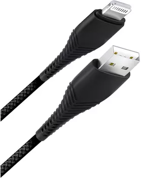 Кабель BoraSCO USB to Apple Lightning 3A 1m Black