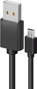 Кабель BoraSCO USB to micro-USB 2A 1m Black