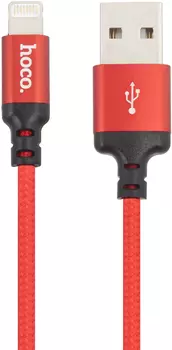 Кабель Hoco X14 USB to Apple Lightning 1m Red