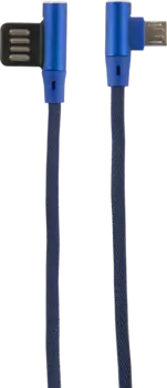 Fit USB to microUSB 1m Blue