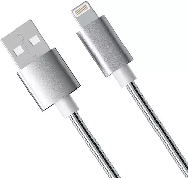 Кабель Red Line USB to Apple Lightning 1.2m Silver
