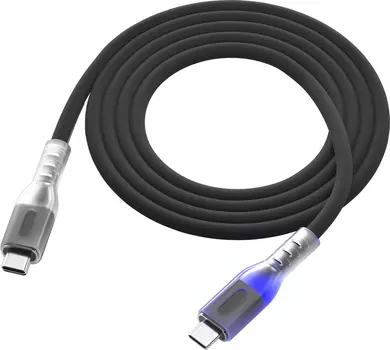 Кабель Red Line pro Shimmer USB-C to USB-C 1m Black